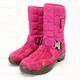 Coach Shoes | Coach Sharron Mid-Calf Boots Shoes 7m Fuchsia Pink Suede Canvas W/Buckle | Color: Pink | Size: 7