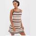 American Eagle Outfitters Dresses | American Eagle Striped Crochet Sleeveless Sweater Mini Dress Small | Color: Black/Brown | Size: S