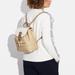 Coach Bags | Coach Kleo Backpack In Blocked Signature Canvas | Color: Cream/Tan | Size: Os