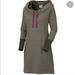 Columbia Dresses | Columbia Heathered Honey Green Omni-Wick Hooded Dress Size Xs | Color: Green/Pink | Size: Xs