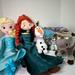 Disney Toys | Disney Store Frozen Elsa Anna Olaf Sven Stuffed Plush Dolls Bundle | Color: White | Size: 20” 12” 10”