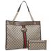 Gucci Bags | New Gucci Ophidia Tote Rajah Gg Supreme Monogram Tiger Head Shoulder Tote Bag | Color: Brown | Size: 17"L X 2.5"W X 14"H