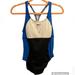 Nike Swim | Nwot Nike Swim Women's One Piece Swimsuit Razorback 8 | Color: Black/Blue | Size: 8