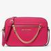 Michael Kors Bags | Michael Kors Jet Set Large Saffiano Leather Crossbody Bag Electric Pink Nwt | Color: Gold/Pink | Size: Large