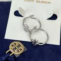 Tory Burch Jewelry | Authentic Tory Burch Mini Hoops | Color: Silver | Size: Os