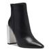 Jessica Simpson Shoes | Jessica Simpson Womens Black Contrast Heel Timea Block Heel Leather Booties 10 M | Color: Black | Size: 10