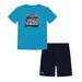 Under Armour Matching Sets | Boys Under Armour Tackle Box Tee & Stretch Tech Shorts Set Size 4 Blue Nwt | Color: Blue | Size: 4b