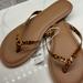 J. Crew Shoes | J.Crew Tortoise Tone Flip Flops Size 7 Nwt | Color: Brown/Tan | Size: 7