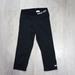 Nike Pants & Jumpsuits | Nike Pro Crop Leggings Sz Med | Color: Black/White | Size: M