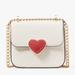 Kate Spade Bags | Kate Spade Heart Hardware Micro Flap Crossbody | Color: Red/White | Size: 1.97" W 4.88" H 5.12" D