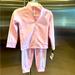 Adidas Matching Sets | Adorable Pink Adidas Sweat Suit W/ Classic White Stripes!Keep Her Looking Cute | Color: Pink/White | Size: 6g