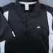 Adidas Shirts | Adidas Mens Golf Polo Shirt Black White Short Sleeve Pullover Medium W Logo | Color: Black | Size: M