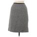 Tory Burch Casual Skirt: Black Tweed Bottoms - Women's Size 8