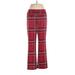 7th Avenue Design Studio New York & Company Casual Pants - High Rise: Red Bottoms - Women's Size Large Petite