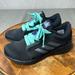 Adidas Shoes | Adidas Shoes Womens 6.5 Eagle Lux Black Teal Lace Up Running Shoes Sneakers | Color: Black | Size: 6.5