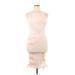 Shein Casual Dress - Bodycon: Pink Paint Splatter Print Dresses - Women's Size 0X