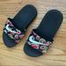 Nike Shoes | Nike Kids Girl’s Kawa Cherry Nike Slides Sandals Size 1y | Color: Black/Red | Size: 1g