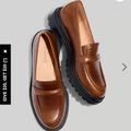 Madewell Shoes | Madewell The Bradley Lugsole Loafer In Leather Ng674 | Color: Brown | Size: Various