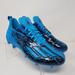 Adidas Shoes | Adidas Football Cleats Mens 9.5 Blue Adizero 12.0 Poison Logo Lace Up 3 Stripes | Color: Blue | Size: 9.5