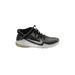 Nike Sneakers: Black Print Shoes - Women's Size 6 - Almond Toe