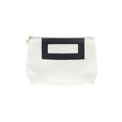 Estee Lauder Coin Purse: White Color Block Bags