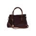 Simply Noelle Satchel: Pebbled Burgundy Print Bags