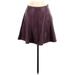 LC Lauren Conrad Faux Leather Skirt: Burgundy Bottoms - Women's Size 6