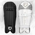 FORTRESS Original Pro Wicket Keeper Pads | Premium Cricket Gear for All Ages (Black, Junior)