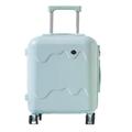 DNZOGW Travel Suitcase Ice Cream Suitcase, Trolley Case, Password Box, Women's Anti-Fall Suitcase, Universal Wheels, Light Travel Trolley Case (Color : Blue, Size : A)