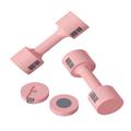 Dumbells Dumbbell Men's And Women's Suit Home Adjustable Weight Dumbbell Piece Fitness Sports Fitness Equipment Dumbell Set (Color : Pink, Size : 2.5kg)