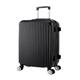 WHCXKJ Suitcase Luggage Carry-on Suitcase, Light and Wear-Resistant Trolley Case, Strong and Thickened Suitcase, Suitcase Suitcases (Color : Black, Size : A)