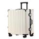 DNZOGW Travel Suitcase Student Suitcase Silent Universal Wheel Aluminum Frame Trolley Case Password Lock Travel Boarding Case Trolley Case (Color : White, Size : A)