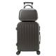 DNZOGW Travel Suitcase Simple Suitcase Women's Multifunctional Trolley Case Universal Wheels Female Suitcase Password Box Suitcase Trolley Case (Color : Black, Size : A)