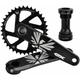 tylxayoxa Square Taper Crankset Hollow Integrated Crank Single Speed Chainring 30/32/34/36/38/40T Mountain Bike Cycling Road Bike Crank Arm Set (Color : 175 mm, Size : 38t)