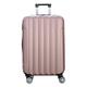 WHCXKJ Suitcase Cute Suitcase Female Student Trolley Suitcase Universal Wheel Suitcase Password Box Leather Suitcase Fashion Suitcases (Color : Silver, Size : A)