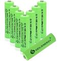 AA Size NiCd AA 600mAh 1.2V Rechargeable Batteries For Solar Lamp Solar Light,8PCS NIMH 600mAh