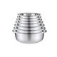 LXYDPZ 304 Stainless Steel Mixing Bowls 7-Piece Sets, Pots and Pans Nesting Bowls, Induction Cooker Heating, Cookware Sets, Baking, Cooking