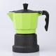 OQHAIR Mocha Pot Moka Pot Coffee Maker Coffee Appliance Making Espresso Maker Mocha Pot Espresso Stovetop Coffee Makers (Color : Brown Size : 3 cup) (Green 3 cup)