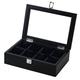 OUYUE Watch Box 8 Slot Watch Box Case Watch Storage Box With Glass Mechanical Watch Stand Box Watch Box Winder (Color : B)