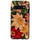 Hülle für Galaxy S10 Vintage Blumen Floral Case Kork Holzmaserung Holz Druck Design