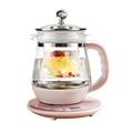 Functional Pot Electric Kettle Fruit Tea Multifunctional Glass Electric Kettle 1.8L Kettle (Color : Argento) hopeful