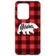 Hülle für Galaxy S20 Ultra Mama Bear Red Plaid Kariert Country Vintage Mom's