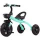 Toddler Tricycle Tricycle Toddler Tricycles Kids Trike Removable Push Handle Adjustable Canopy Safety Harness Storage Cup Holder (Green)