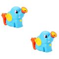 BESTonZON 2pcs Elephant Watering Pot Flower Watering Pot Kids Bathtub Toys Bath Toy Toddler Shower Toys Baby Shower Toy Elephant Bathtub Toy Sprinkler Bathroom Toy Household Bath Products