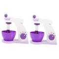 Abaodam 2 Sets Blender Mixer Toys Toy for Kids Wooden Toys Toy Kitchen Appliances Kids Toy Kitchen Appliance Toys Wooden Kitchen Toys Kids Kits Pretend Micro-wave Oven Cotton Child
