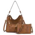 Women Large Crossbody Bags Ladies Satchel Shoulder Handbags Purse and Wallet Set for Women Totes Hobo Purses, Z-brown, L