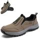 Hatme Wanderschuhe,Breathable Walking Trainers, Hiking Shoes Waterproof Lightweight,Orthopedic Men's Non-Slip Hiking Shoes， Breathable Walking Trainers, Original Hatme Non-Slip Shoes Khaki