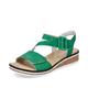 Rieker Women's Wedge Sandals V3660, Women's Sandals, Green 54, 6 UK