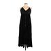 Forever 21 Contemporary Casual Dress - Midi: Black Dresses - Women's Size Large