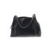 Fossil Leather Shoulder Bag: Black Solid Bags